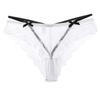 CINOON Sexy Women Lace Panties Low-waist Ultrathin Transparent Briefs Solid Bow Comfort Intimate Underpant