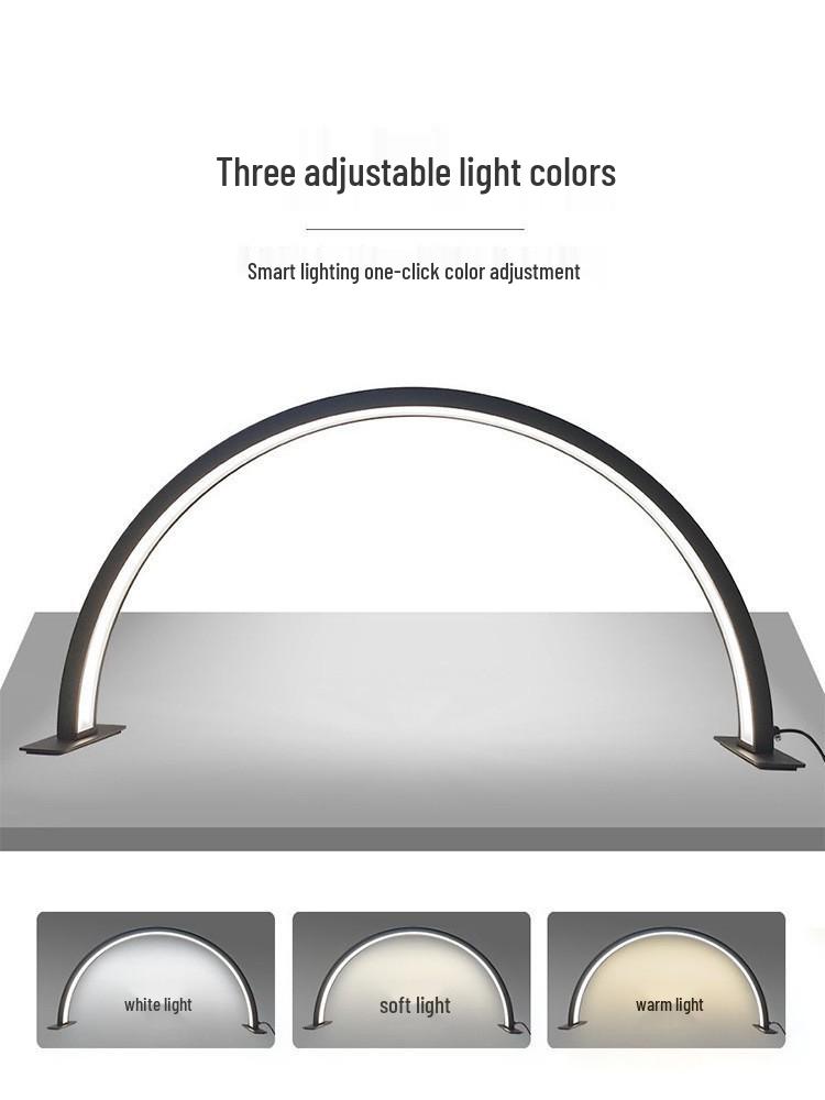 Luce Beauty LED Tricolore a Mezzaluna per Skincare, Extension Ciglia e Tatuaggi