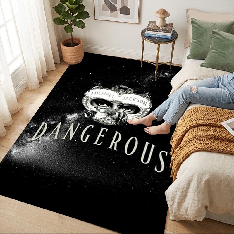 Michael Jackson Dangerous Living Room Nonslip Area Rug Soft Carpet For Bedroom Gameoom Playroom Sofa Office Home Decor Doormat