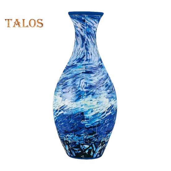 

160 шт./набор 3D пазл ваза DIY ручная работа синяя белая керамическая морская лодка замок держатель для растений контейнер для детей взрослых образовательный изогнутый пазл D