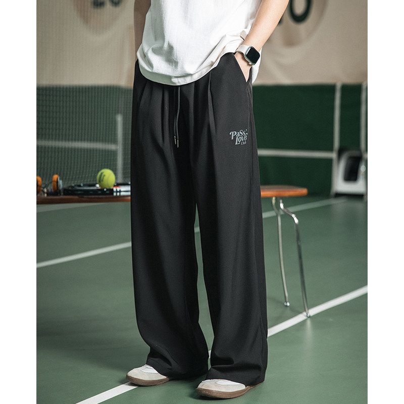 Matchet Pants Men's Thin Draped Casual Pants 2025 Spring and Summer American Style Loose Straight-Leg Trousers Breathable Trendy Brand Pants