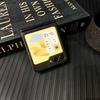 Samsung Galaxy Z Flip7 Crazy Horse Leather Folding Screen Case - Leather Texture Frosted Protective Cover