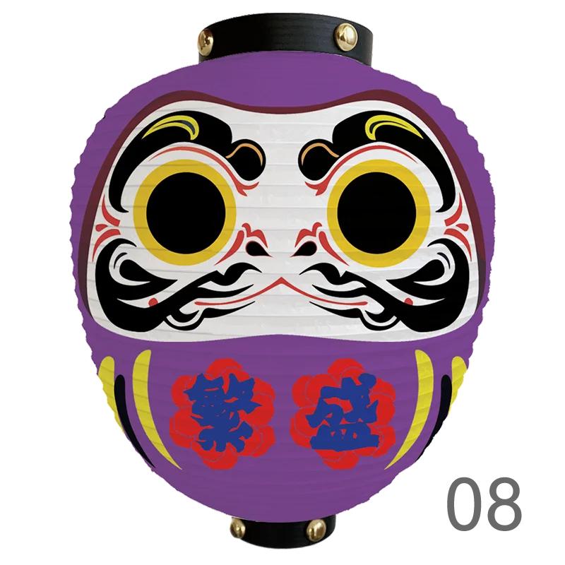 Japanese Style Cartoon Wish Dharma Hanging Lantern Japan Mascot Daruma Sushi Pub Bistro Restaurant Izakaya Decor Lantern