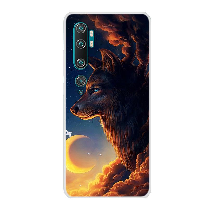 For Xiaomi Mi Note 10 Case Soft Silicone Back Cover Phone Case on For Xiaomi Redmi Note 10 Pro Coque For Xiomi Mi Note10 Pro