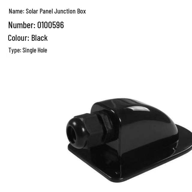 Durable RV Roof Solar Wiring Junction Box - Sealed Photovoltaic Cover Plate