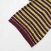 Spring 2025 Women's Striped Polo Collar Short Sleeve Top - European & American Style Fashion.