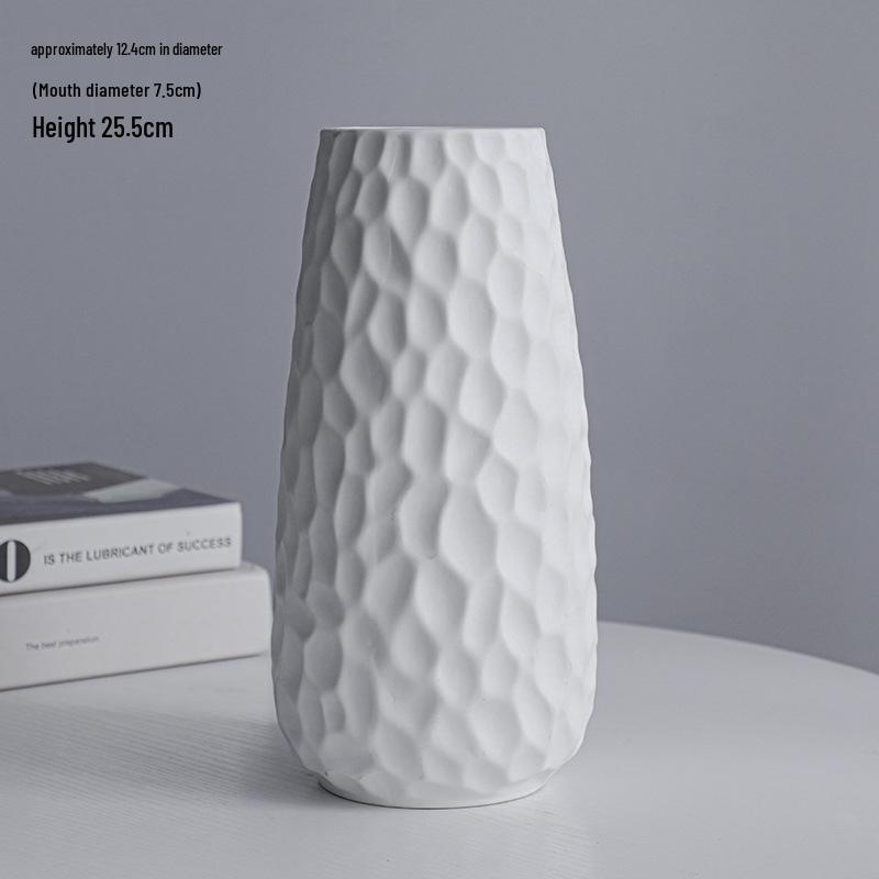 Modern Nordic Ceramic Vase for Hydroponic and Dried Flowers - Chinese Style Home Decor