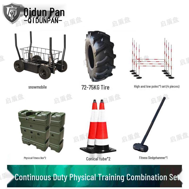 Heavy-Duty Fitness Sled with 15kg Sledgehammer