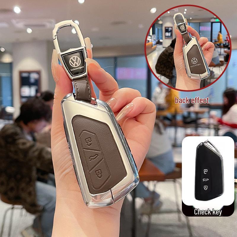 Compatible Key Case for Volkswagen Golf 8, ID4, Lingdu, Lanxun, ID3, Tiguan L, Passat Pro, and Touareg.