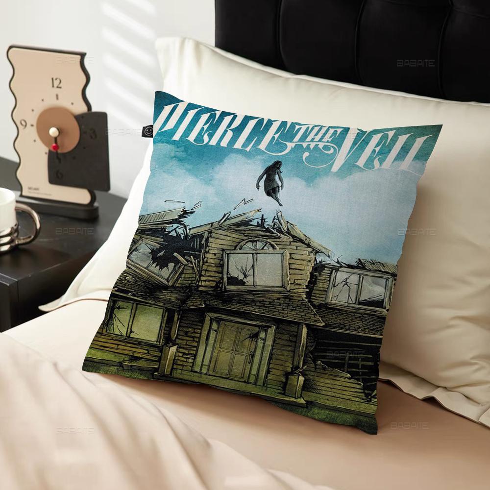 P-pierce The-Veil Band Pillow Anime Pillow Sofa Bed Head Pillow Cover Cushion Cover 45x45 Cm Fashion