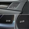 Aluminum Car Speaker q2o Badge Sticker for Peugeot 206 207 208 307 308 407 508 2008 3008 4008 5008 Emblem Accessories