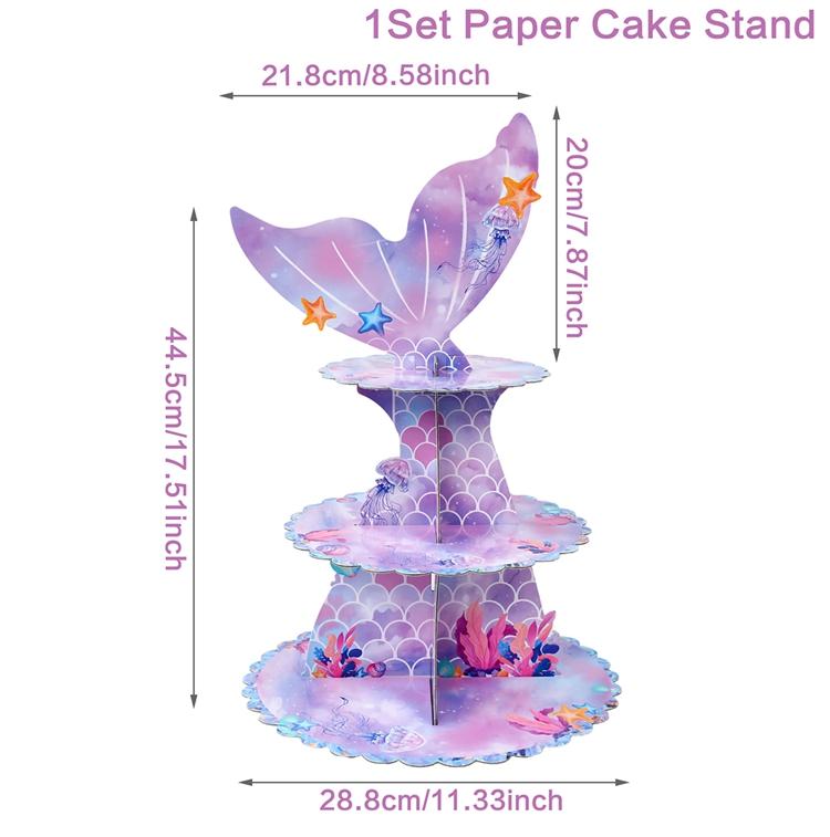 

Подставка для кексов «Хвост русалки» Под морем Декор для вечеринки по случаю дня рождения «Русалочка» Декор для вечеринки по случаю дня рождения Для детей и девочек Товары для вечеринки