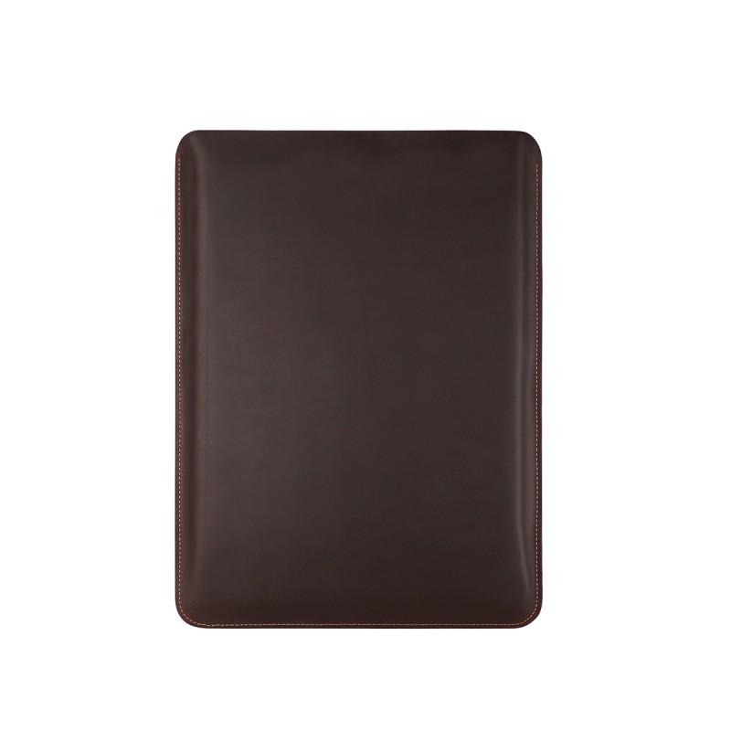 Slim Genuine Leather Laptop Sleeve 16-inch