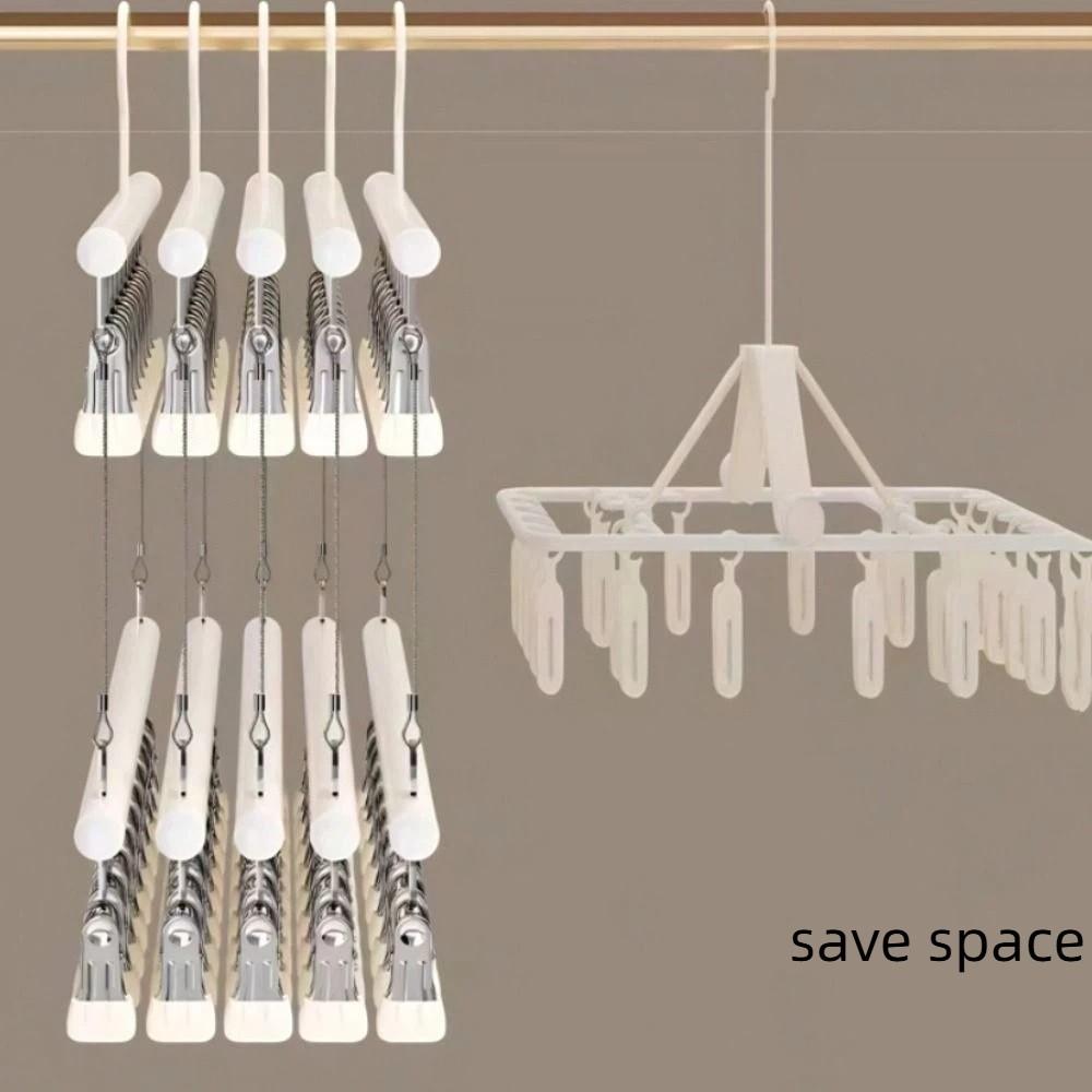 Niezostawiający śladów Stojak do suszenia ubrań Wiatroodporne klipsy do suszenia na bieliznę Suszenie ubrań