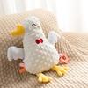 Soft Plush Stuffed Animal Teething Toy for Babies with Cracker Paper Teether and Texture Designs for Newborns Comfort