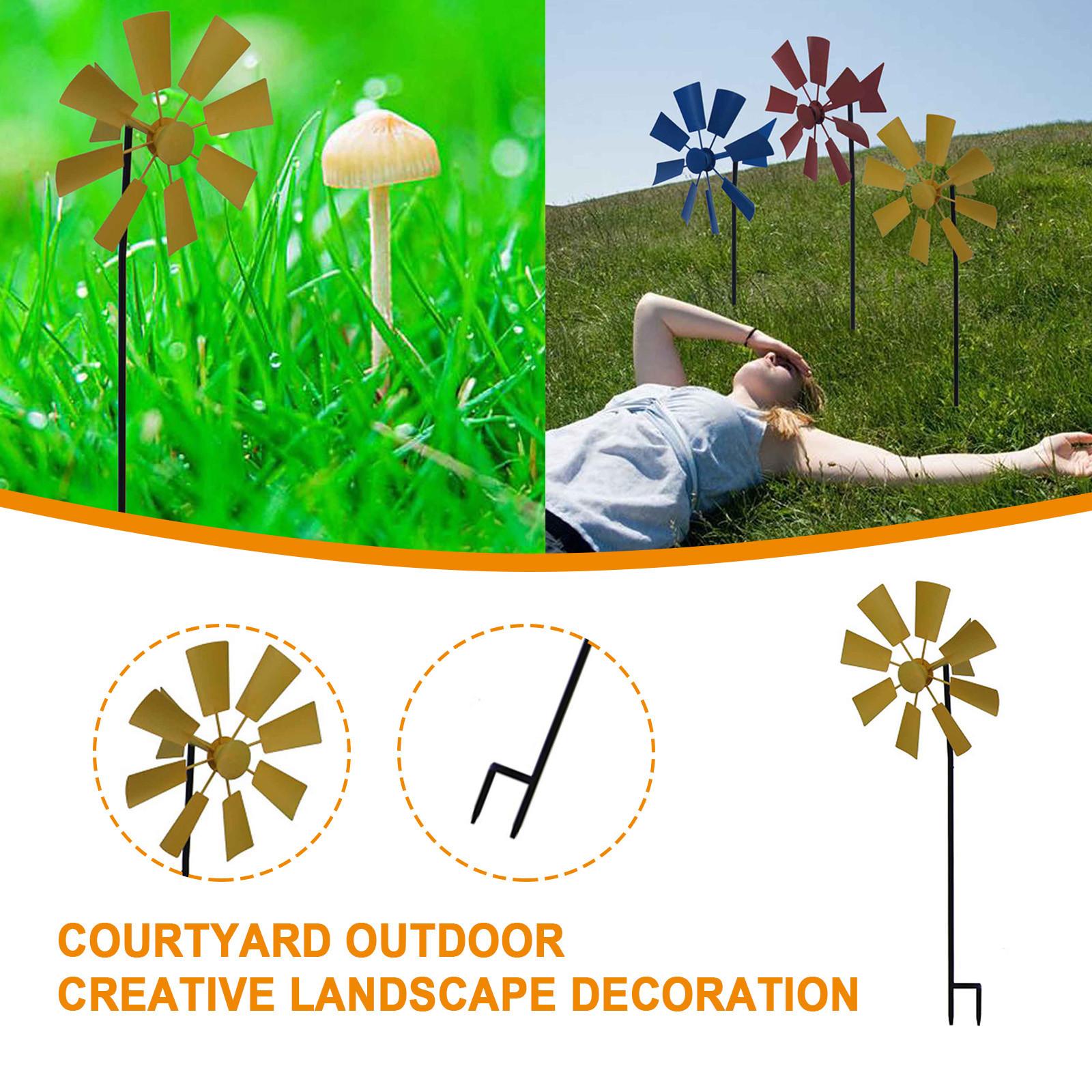 

(SU)Конструкция вертикального кола для наружного двора и сада Ветряная мельница