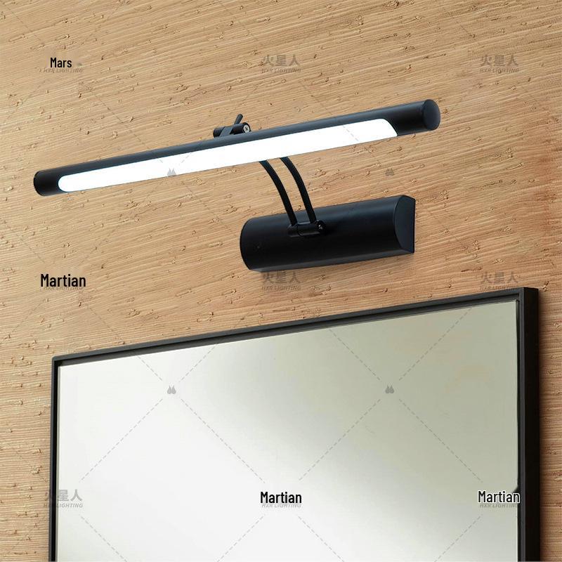 LED Adjustable Angle Vanity Mirror and Cabinet Light