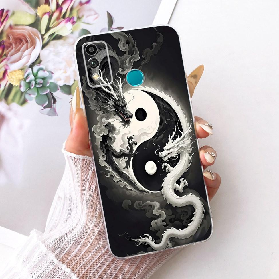 Transparent Cover For Honor 9X Lite Case Cute Fashion Butterfly Funny Painted Casing For Honor JSN-L21 JSN-L22 JSN-L23