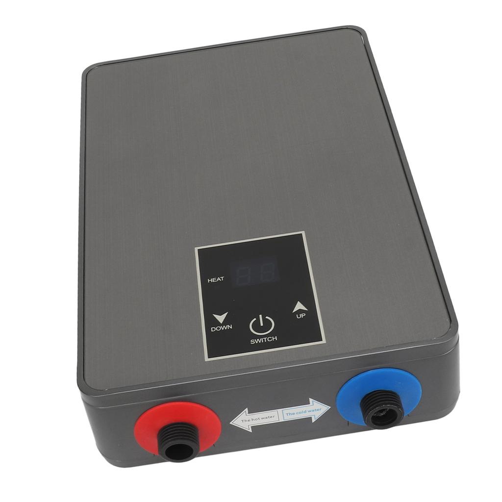 5.5KW 220V Electric Hot Water Heater Manual Adjustment IPX4 Instant Hot Water Heater for Kitchen