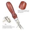 Interchangeable Tips Creasing Edge Beveler Adjustable Leathercraft Cutting Tool  Trimming & Digging