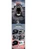 E5GOrz Motorcycle Flip-up Helmet for Men & Women - Full Face, All-Season, with Personality Tail Wing & Bluetooth Slot, 3C Certified