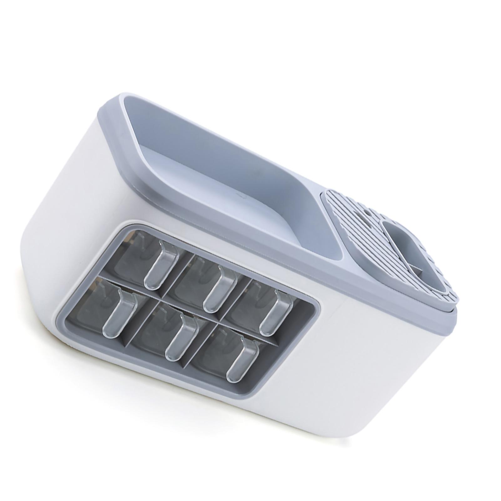 Seasoning Bottle Storage Box Multifunctional Double Layer Kitchen Seasoning Bottle Spice Organizer Knife Spoon Utensil