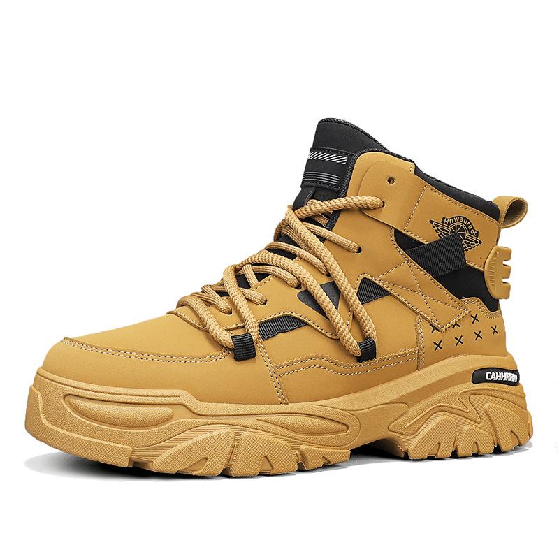 Martin boots men's autumn and winter 2024 new tooling casual locomotive boots high-top men's tooling wear-resistant labor insurance shoes