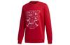 Neo Sweatshirts Men's Light Scarlet Crew Neck Moderate Regular GF7091