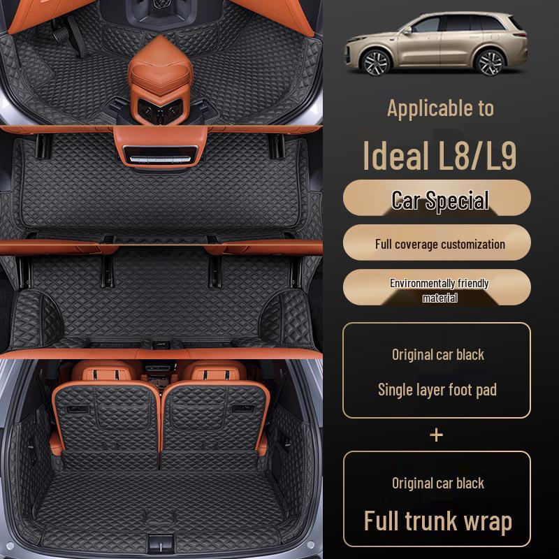 Li Auto L8/L9 Trunk Mat, Full Coverage for Third Row