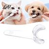 Pet Tooth Brushing Helper Helper Clear Teeth Cleaning Aid Reusable Dental Care Easy Tool Tool Holds The Lip Aside for Dogs Cats Dog