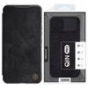 NILLKIN Qin Leather Pro Case Etui Iphone 14 Pro Max Osłona Na Aparat Kabura Pokrowiec Obudowa Z Klapką Czarny