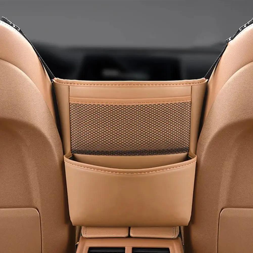 

Вешалка для автомобильного сиденья, сумка для хранения, большая вместимость, автоподвесной многофункциональный держатель для сумок, карманы, чашка для телефона, водный орган J2I8