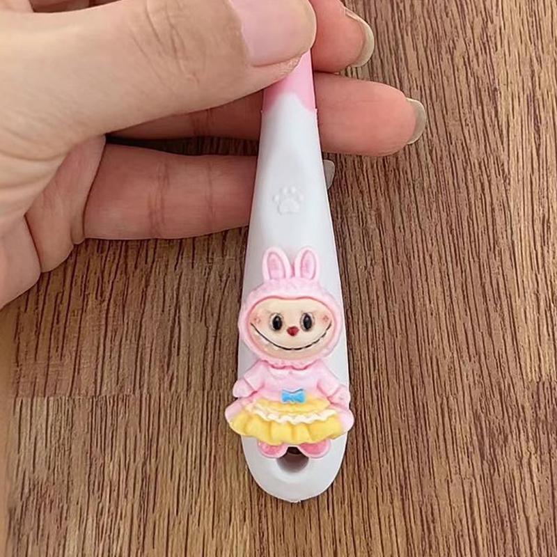 Labubu Kids Baby Soft Toothbrush Teeth Deep Cleaning Portable Dental Oral Care