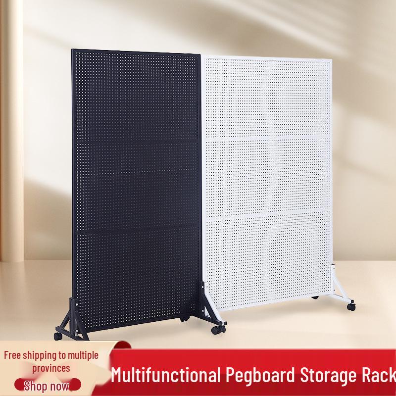 Pegboard Shelving Mobile Accessories & Jewelry Rack Vertical Floor Display for Tools