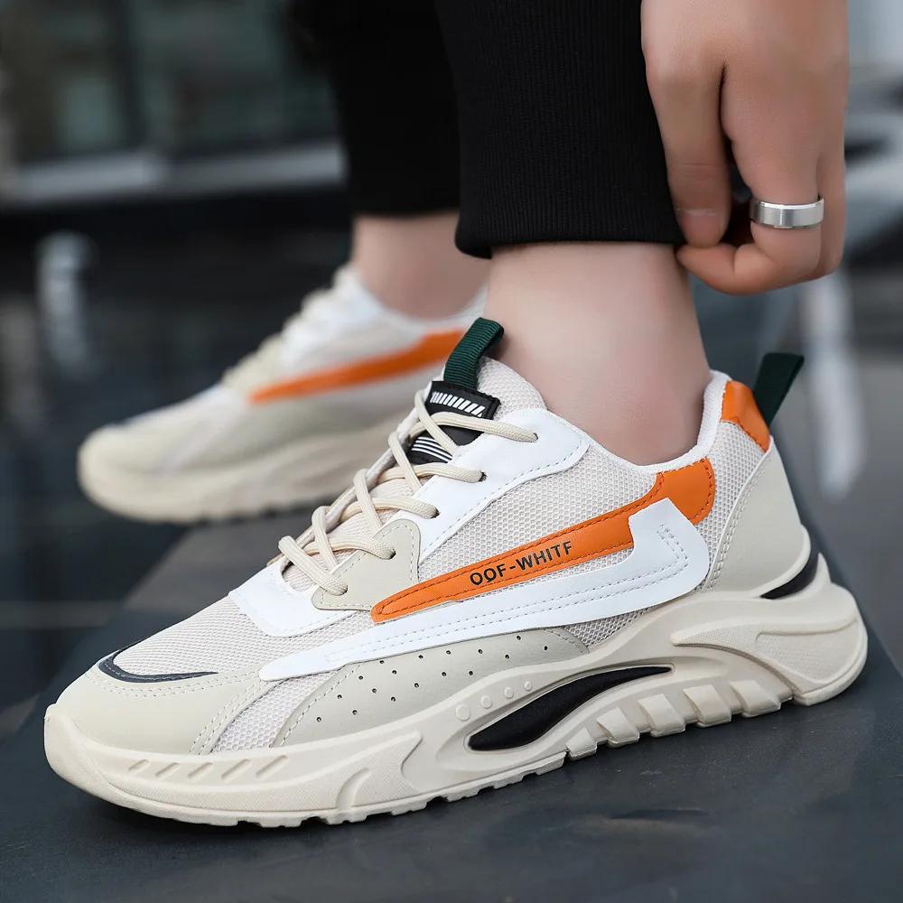 2024 Spring/Autumn Men's Classic Fashion Trend Casual Sports Shoes Latest Youth Outdoor Soft Bottom Wear Resistant Running Shoes