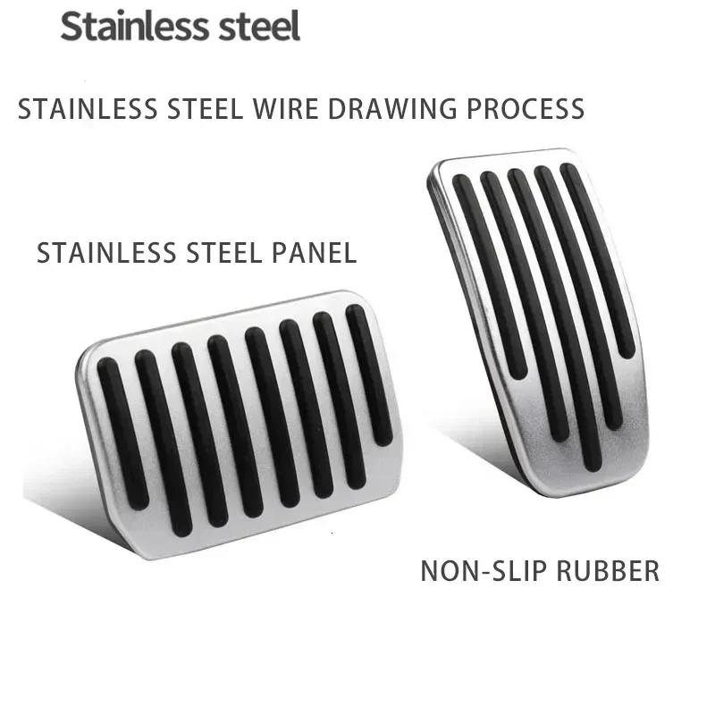 New For Tesla Model 3 /Y Highland 2025 -2025Foot Pedals Cover Accesories Aluminum Alloy Accelerator Gas Fuel Brake Rest Pads Mat