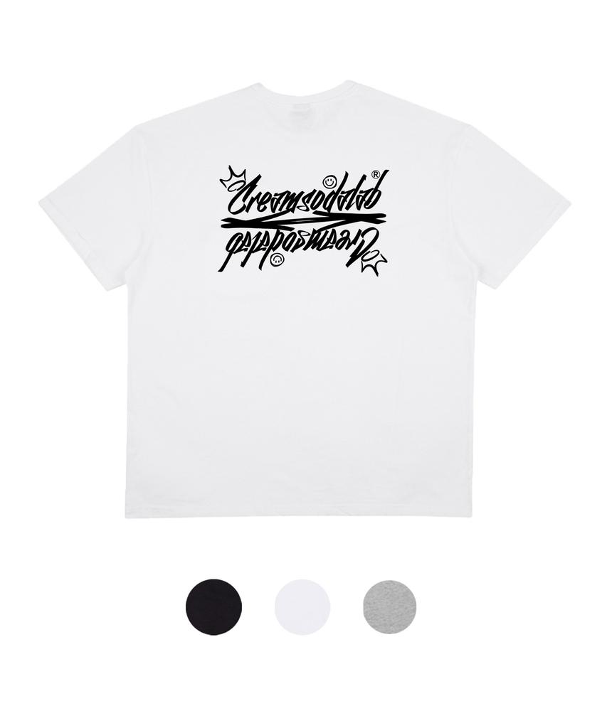 CREAM SODA LAB Crsdel Lettering Pocket Short Sleeve Tee