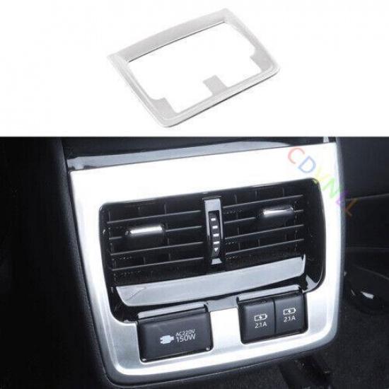 For Toyota Avalon 2019-2022 Silver Titanium Rear Air Outlet Vent Cover Trim 1pcs