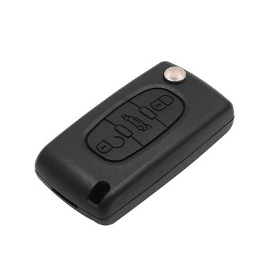 Car Key Shell Raw Fresh Key Fob Remote Control 3 Buttons Compatible with Peugeot for 207 307cc 308