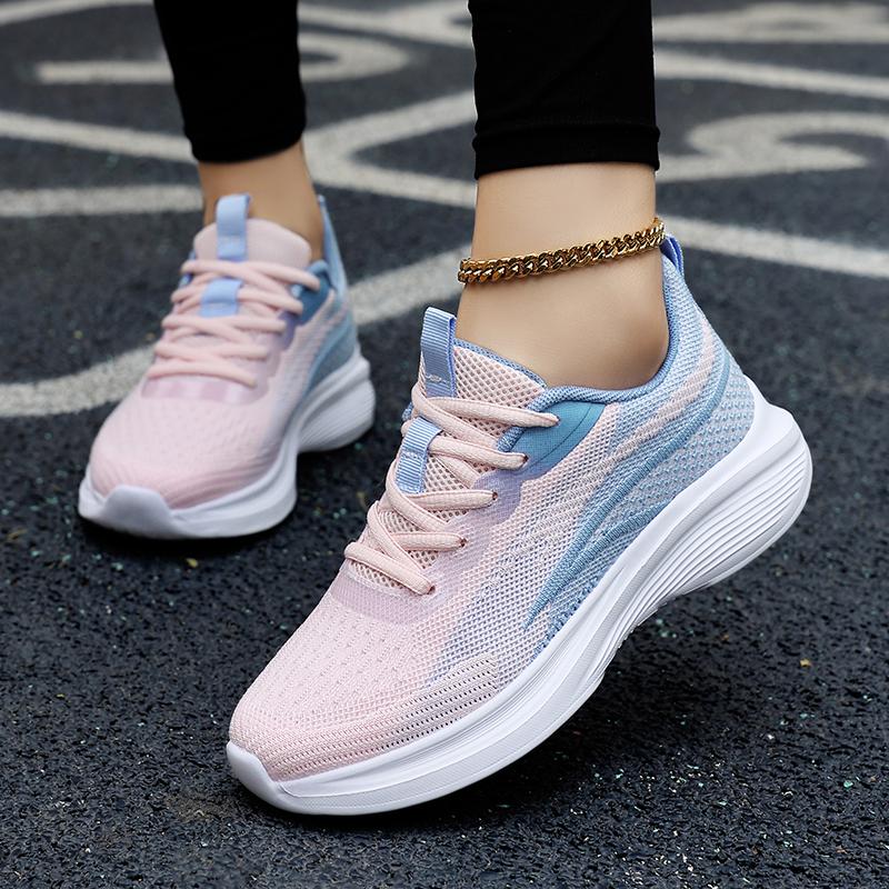 Tênis Casuais Femininos MCTIN Tênis Esportivos para Corrida Malha Respirável Sapatos de Calçar