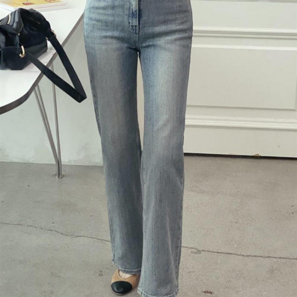 New ArrivalS Open Run Women S Daily Stretch Cotton Semi Wide waShed Denim pantS
