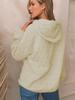 2025 European & American Women's Casual Solid Color Hooded Sweatshirt - Autumn/Winter Collection