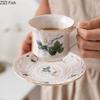 Flowers and Beauties Ceramic Cup&saucer Teapot Coffee Mug Dining Table Milk Mugs Afternoon Tea Teacup Fruit Juice Container