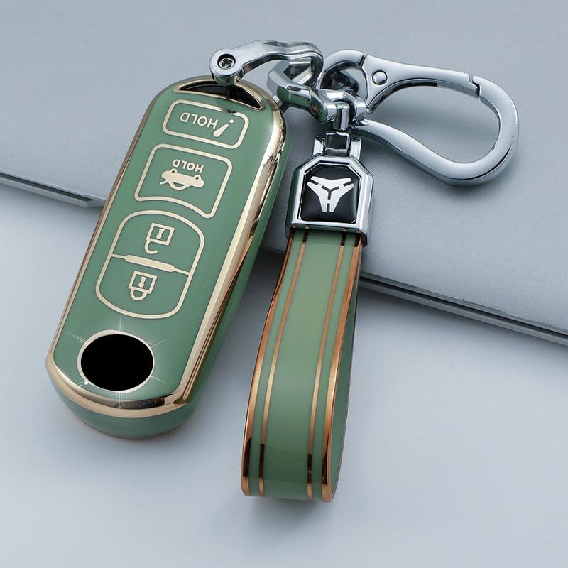 TPU 4 Buttons Car Key Case Cover for Mazda 2 3 6 Atenza Axela Demio CX-5 CX5 CX-3 CX7 CX-9 CX30 Keys Protector Accessories