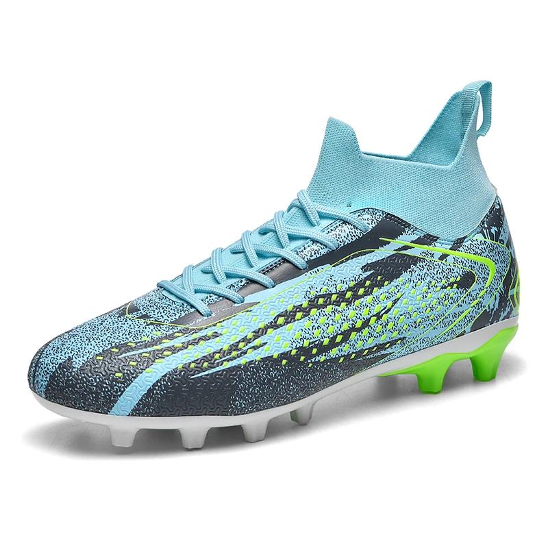 Men's Soccer Shoes FG/TF Football Boots Professional Football Field Shoes Anti-slip Training Sport Cleats Outdoor Grass Shoes