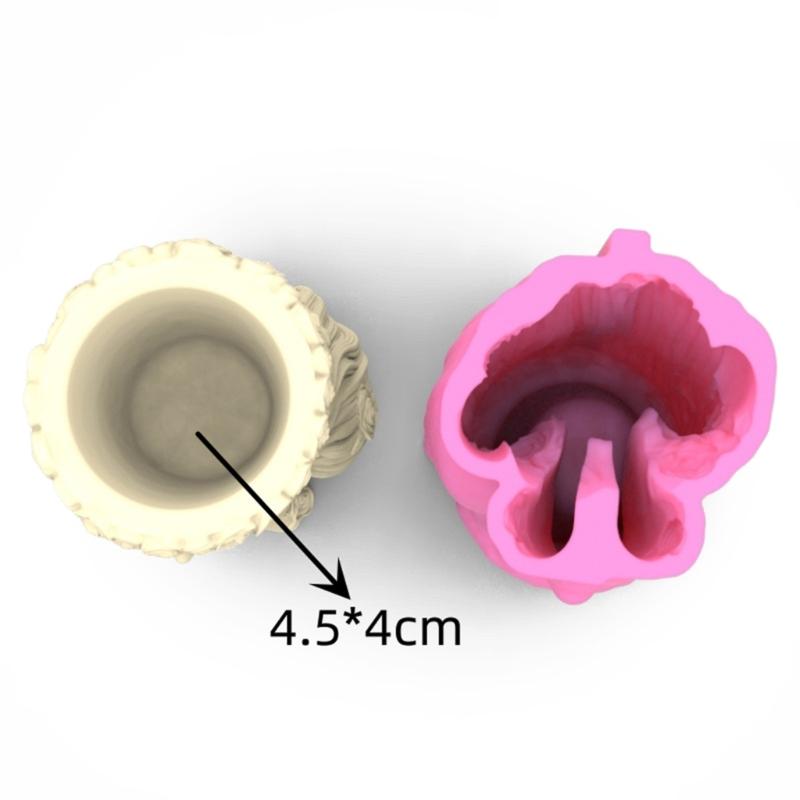 Goddess Concrete Silicone Pot Mold Succulent Flowerpot Clay Cement Plaster Molds DIY Home Garden Flower Pots Mould