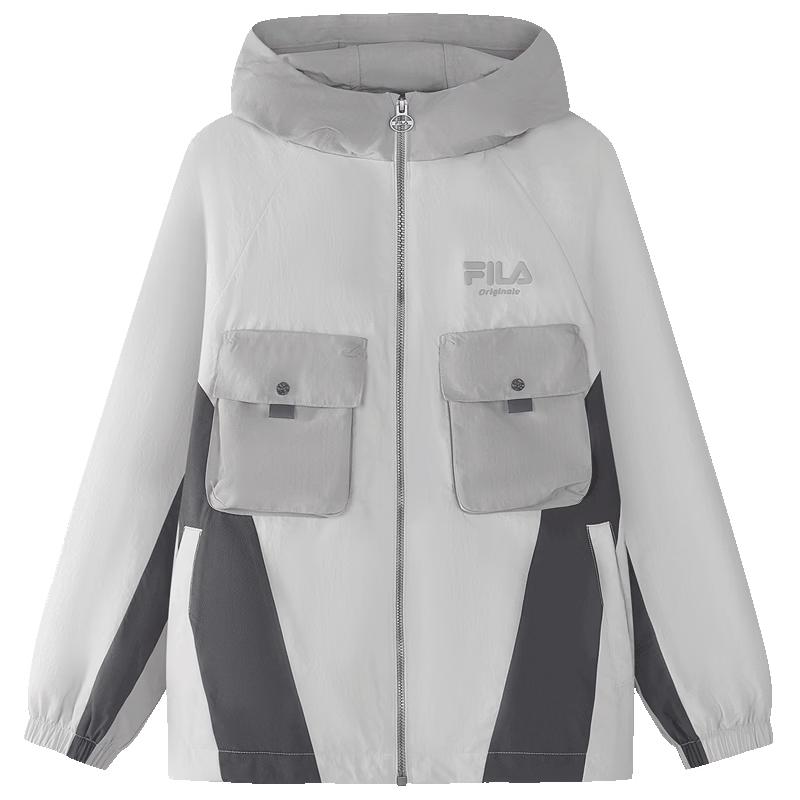 Fila Мальчиковая весенняя тканая куртка с капюшоном 2026 165