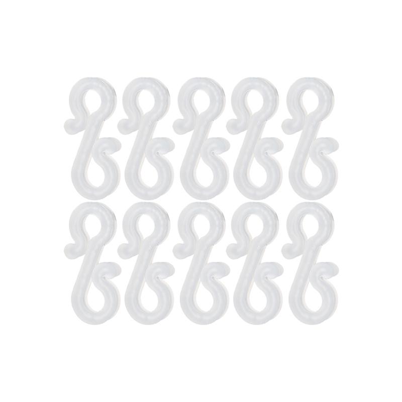 

Christmas Light Clips Gutter Hanger Hooks S Clips Xmas Tree Decoration S-Shaped Pin Hook Hanging Outdoor Organization