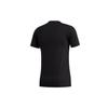 Adidas T Shirts Men's Black Crew Neck Moderate Straight Fit FJ6146