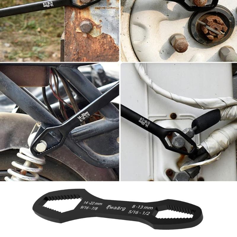 Universal Torx Wrench 8-22mm Adjustable Screwdriver with Double Ended Design for Glasses Repair and Maintenance
